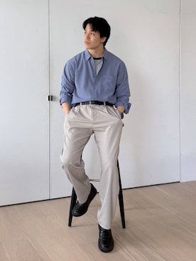 「GLOBAL WORK（グローバルワーク）のアイテム（パンツ）」を使った、yasu（GLOBALWORK）さん（メンズ・175cm）の夏コーディネート