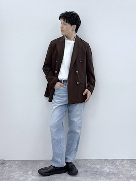 yasu（GLOBALWORK）さん（メンズ・175cm）の春コーディネート
