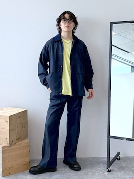 「アイテム（その他シューズ）」を使った、yasu（GLOBALWORK）さん（メンズ・175cm・20代）の夏コーディネート
