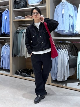 「GLOBAL WORK（グローバルワーク）のアイテム（アクセサリー）」を使った、yasu（GLOBALWORK）さん（メンズ・175cm）の春コーディネート