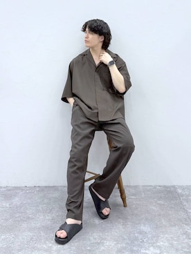 yasu（GLOBALWORK）さん（メンズ・175cm・20代）の春コーディネート