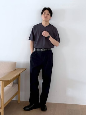 yasu(GLOBALWORK)さん(メンズ・175cm)の夏コーディネート