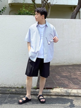 yasu(GLOBALWORK)さん(メンズ・175cm)の夏コーディネート