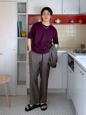 yasu(GLOBALWORK)さん(メンズ・175cm)の夏コーディネート