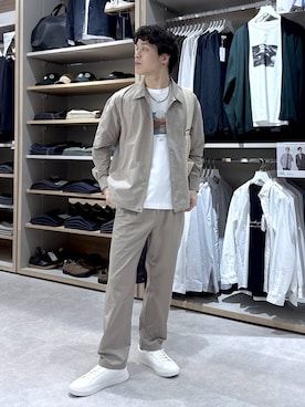 「GLOBAL WORK（グローバルワーク）のアイテム（ジャケット/アウター）」を使った、yasu（GLOBALWORK）さん（メンズ・175cm）の春コーディネート