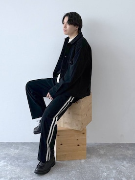 「アイテム（その他シューズ）」を使った、yasu（GLOBALWORK）さん（メンズ・175cm）の秋コーディネート