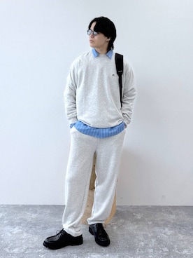 「アイテム（バックパック/リュック）」を使った、yasu（GLOBALWORK）さん（メンズ・175cm・20代）の秋コーディネート