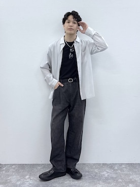 yasu（GLOBALWORK）さん（メンズ・175cm）の春コーディネート