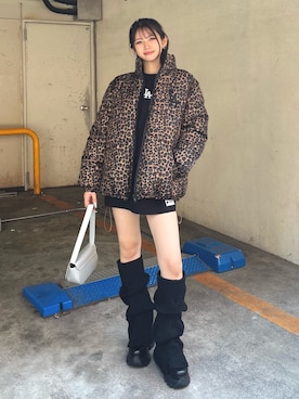 「厚底ブーツ」｜「アイテム（その他アウター）」を使った、MIAKIさん（レディース・164cm）の秋コーディネート