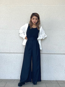 「Lui's（ルイス）のアイテム（シューズ）」を使った、makoさん（レディース・155cm）の夏コーディネート