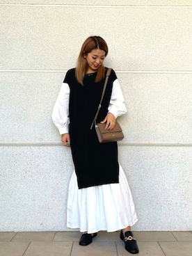 「Lui's（ルイス）のアイテム（シューズ）」を使った、makoさん（レディース・155cm）の夏コーディネート