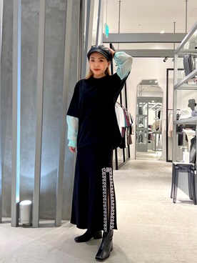 「ごきげんウィーク」｜「アイテム（ブーツ）」を使った、makoさん（レディース・155cm）の春コーディネート