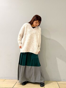 makoさん（レディース・155cm）の冬コーディネート