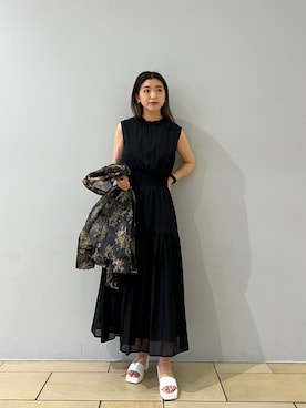 「Lui's（ルイス）のアイテム（ワンピース/ドレス）」を使った、makoさん（レディース・155cm）の夏コーディネート