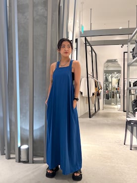 「Lui's（ルイス）のアイテム（ワンピース/ドレス）」を使った、makoさん（レディース・155cm）の夏コーディネート