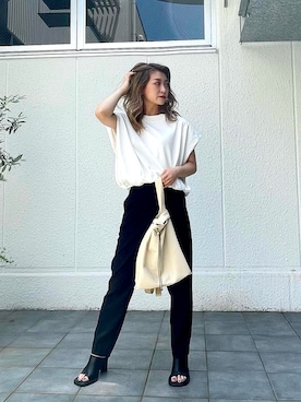 「ithelicy（イザリシー）のアイテム」を使った、makoさん（レディース・155cm）の夏コーディネート
