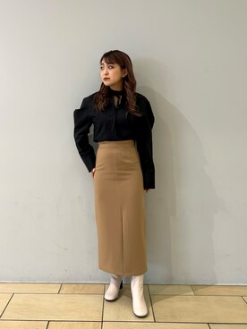 makoさん（レディース・155cm）の冬コーディネート