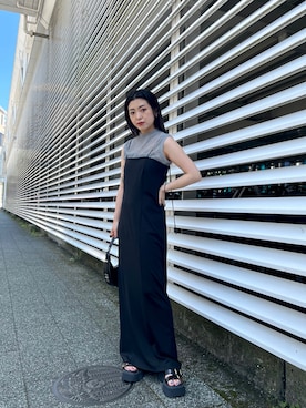 「Lui's（ルイス）のアイテム（ワンピース/ドレス）」を使った、makoさん（レディース・155cm）の夏コーディネート