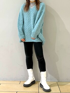 makoさん（レディース・155cm）の冬コーディネート