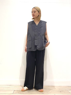 「unify（ユニファイ）のアイテム」を使った、naminoさん（レディース・154cm）の夏コーディネート