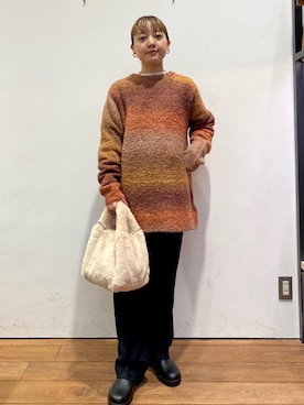 naminoさん（レディース・154cm）の冬コーディネート