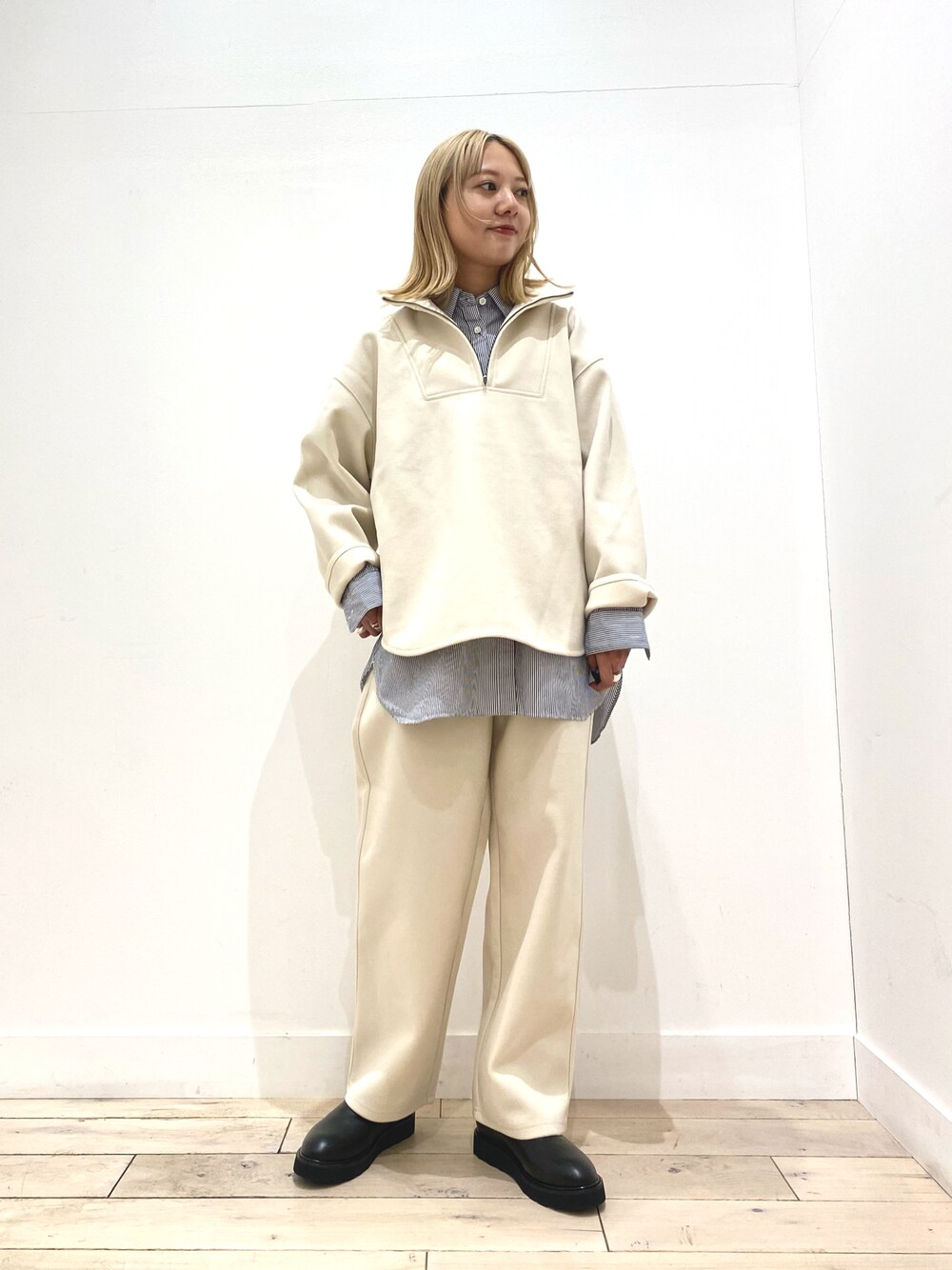 毛玉防止』『静電気防止』add fabrics イージーパンツを使った