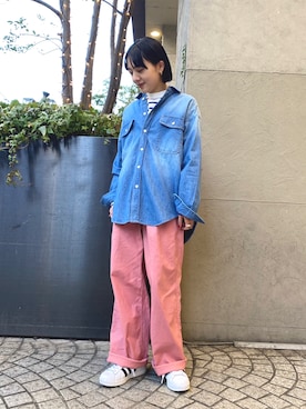 naminoさん（レディース・154cm）の冬コーディネート