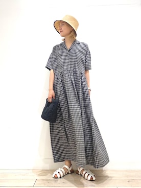 「BENELLI（ベネリ）のアイテム」を使った、naminoさん（レディース・154cm）の夏コーディネート