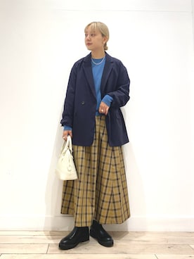 naminoさん（レディース・154cm）の秋コーディネート