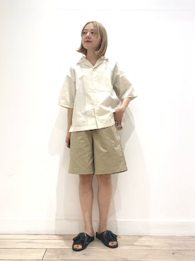 「アクティブ」｜「アイテム（サンダル）」を使った、naminoさん（レディース・154cm）の春コーディネート