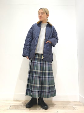 「Blundstone（ブランドストーン）のアイテム」を使った、naminoさん（レディース・154cm）の秋コーディネート