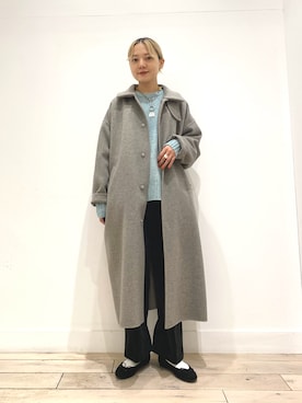 「かぐれ（カグレ）のアイテム（その他アウター）」を使った、naminoさん（レディース・154cm）の秋コーディネート