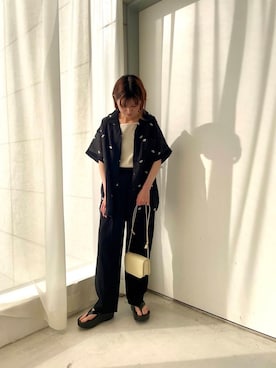 「柄物」｜yukiinoさん（レディース・156cm）の夏コーディネート