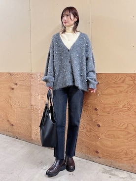 ERIKAさん（レディース・161cm）の冬コーディネート