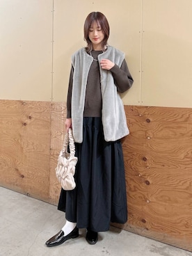 ERIKAさん(レディース・161cm)の冬コーディネート