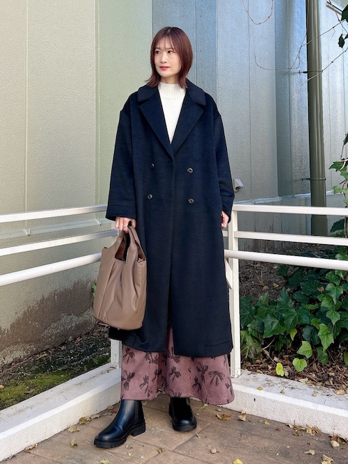 セール】ウールブレンドビッグコート（その他アウター）｜ITEMS