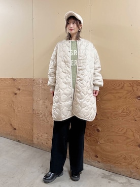 ERIKAさん（レディース・161cm）の冬コーディネート