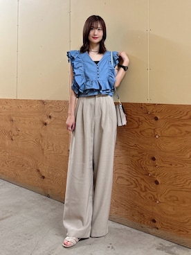 ERIKAさん(レディース・161cm)の夏コーディネート
