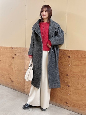 ERIKAさん（レディース・161cm）の冬コーディネート