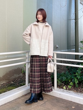 ERIKAさん（骨格ナチュラル・レディース・161cm）の秋コーディネート