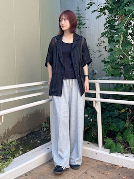「アイテム（その他アウター）」を使った、ERIKAさん（レディース・161cm）の秋コーディネート