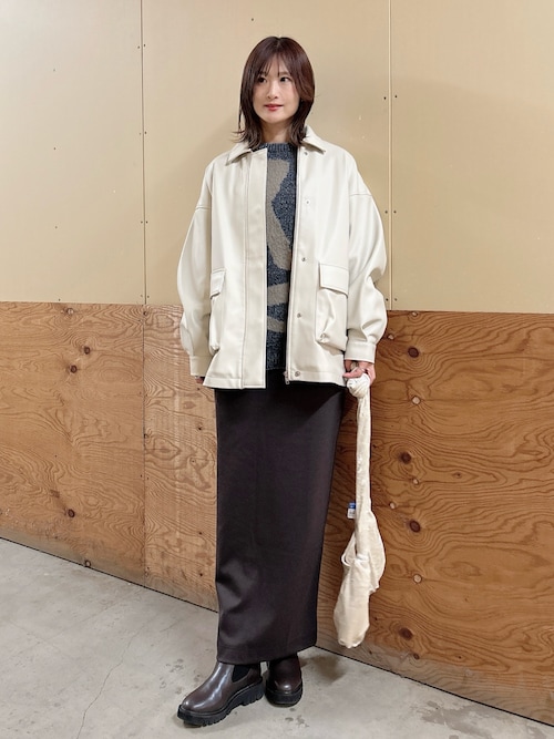 セール】フェイクレザージャケット（その他アウター）｜ITEMS