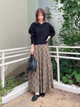 ERIKAさん（骨格ナチュラル・レディース・161cm）の秋コーディネート