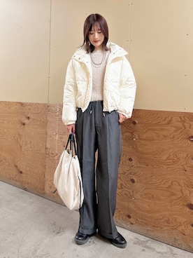 ERIKAさん（レディース・161cm）の冬コーディネート