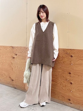 「ナチュラルカラー」｜ERIKAさん（レディース・161cm）の秋コーディネート