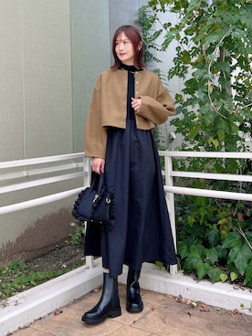 ERIKAさん（レディース・161cm）の秋コーディネート