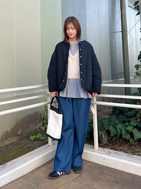 ERIKAさん（レディース・161cm）の冬コーディネート