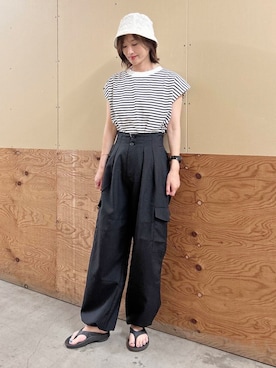 ERIKAさん（レディース・161cm）の夏コーディネート