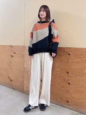 ERIKAさん（レディース・161cm）の秋コーディネート