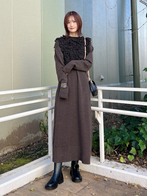 セール】ループニットベストセットワンピース（ワンピース）｜ITEMS